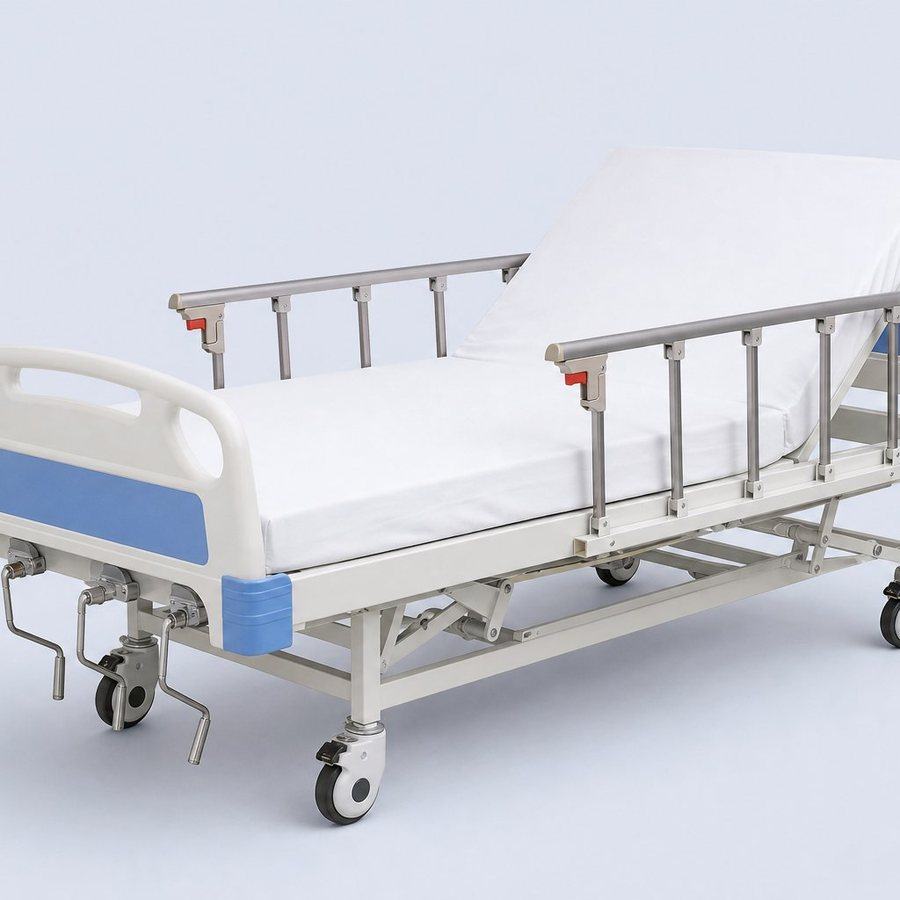 Hospital Bed with Side Rails